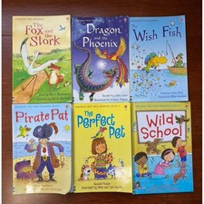 Usborne Very First Reading Book Lot of 6 Learn to Read Set Phonics Childrens Set