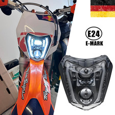 LED Scheinwerfer F&uuml;r KTM GasGas Husqvarna 700 690 SMC R EXC F XC-W Free ES SM