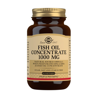 Fischöl-Konzentrat 1000 mg 60 Weichkapseln Solgar