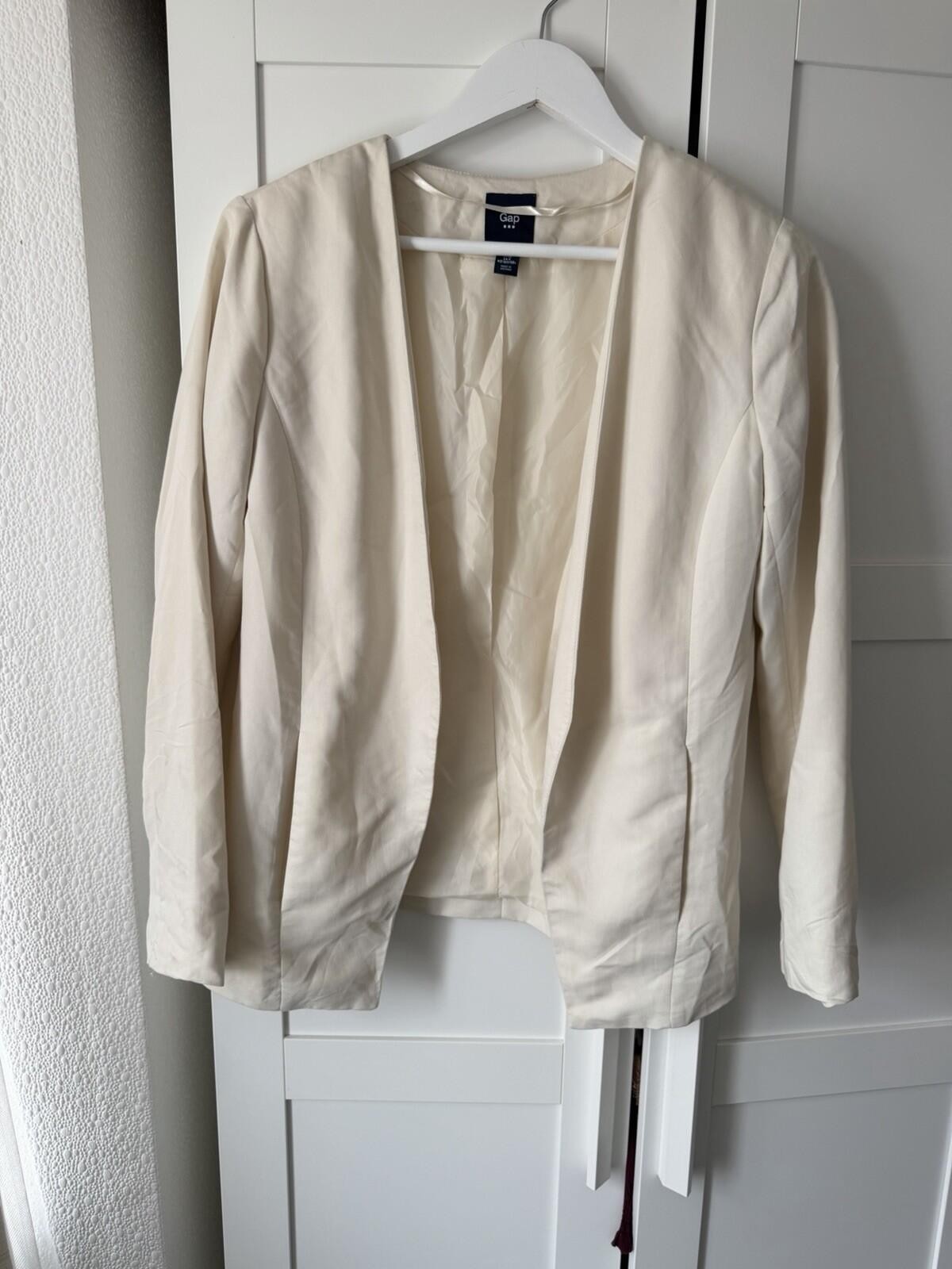 GAP cream Open From Blazer Smart Casual Summer Lightweight