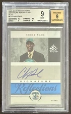 2005-06 Reflections Signature Chris Paul Blue #SR-CP - Auto - 19/50 - 9 Mint