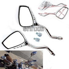 Espejos retrovisores Skull para Yamaha V-Star 650 950 1100 1300 Classic Stryker