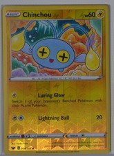 Chinchou 068/202 Sword & Shield Base Set Reverse Holo Pokemon TCG