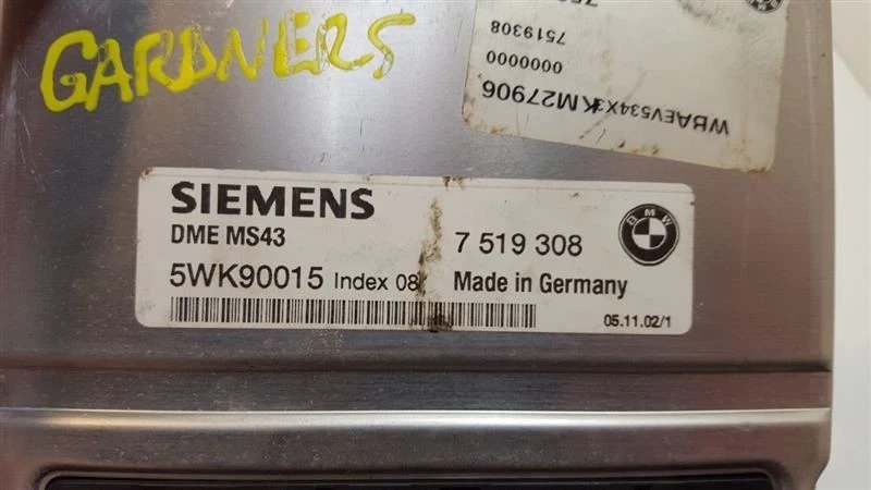 Engine ECM Electronic Control Module Thru 2/03 Fits 01-03 BMW 330i 526956 - Image 3 of 4