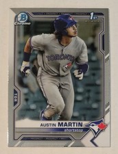 AUSTIN MARTIN RC 2021 Bowman - Chrome Prospects #BCP-87 Blue Jays
