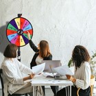 WinSpin 24" Prize Wheel Tabletop or Floor Stand Fortune Dual Use Spinning Wheel — photo 6