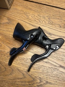 Campagnolo Record 11 Speed Ergopower Shifters Set - Black pre-2015
