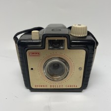 Vintage Eastman Kodak Brownie Bullet Camera 1957 to 1964, Bakelite, with Strap