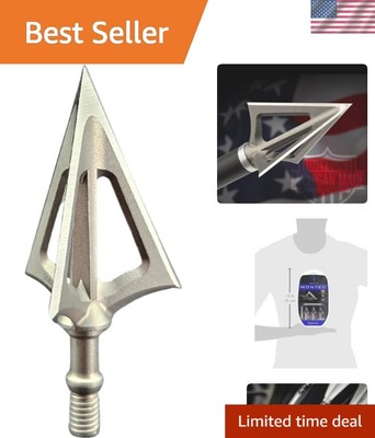 G5 Montec 3-Pack Broadheads | Choose 85/100/125 Grains | Ideal for Big Game