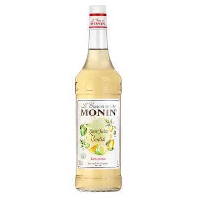 Monin Lime Juice Cordial Sirup mit natürlichen Aromen 1000ml