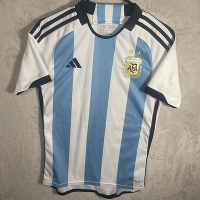 Men's 2022 Adidas Argentina World Cup Soccer Jersey Adult Medium