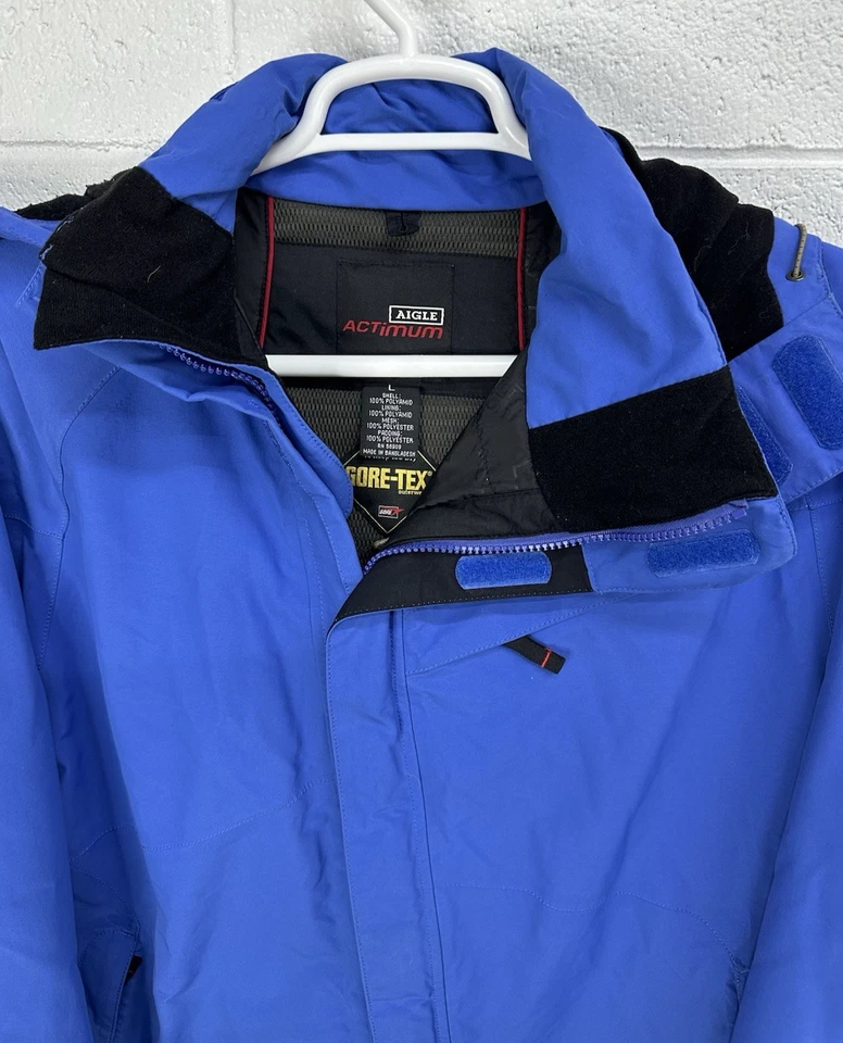 Abrigo de esquí de invierno azul para hombre Aigle Actimum Gore Tex/talla grande Foto 3 de 4