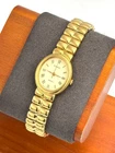 vintage seiko creo 19mm Women Quartz Watch 2P21-5310 New Battery -f1012