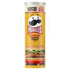 Pringles Burger King Chicken Royale Flavour Sharing Crisps 165g Potato based