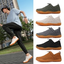 Men Casual Loafers Hands Free Slip On Lightweight Slip-Resistant Barefoot Shoes