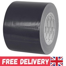 Waterproof Cloth Gaffer Tape 100mm X 50m Black 0.40 per metre