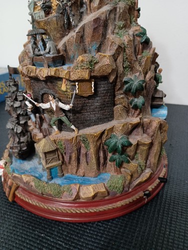 Hawthorne Village Disney Pirates of the Caribbean Curse Black Pearl Island RARE - Picture 23 of 24
