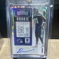 Panini 2020 Contenders DeeJay Dallas Seahawks Rookie Ticket Auto /22 #282