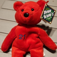 Salvino's Bamm Beano's Sammy Sosa 21 Bear 1998 Ages 3 and Up 3-4 4-7 8-11 Years