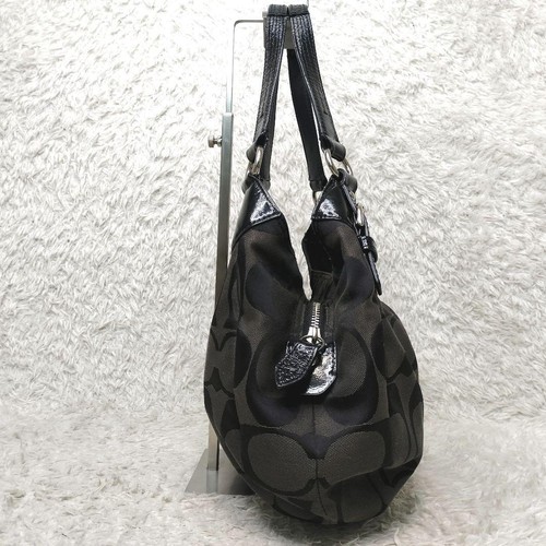 COACH Signature Hobo Shoulder Bag Y2K from Japan - Gem