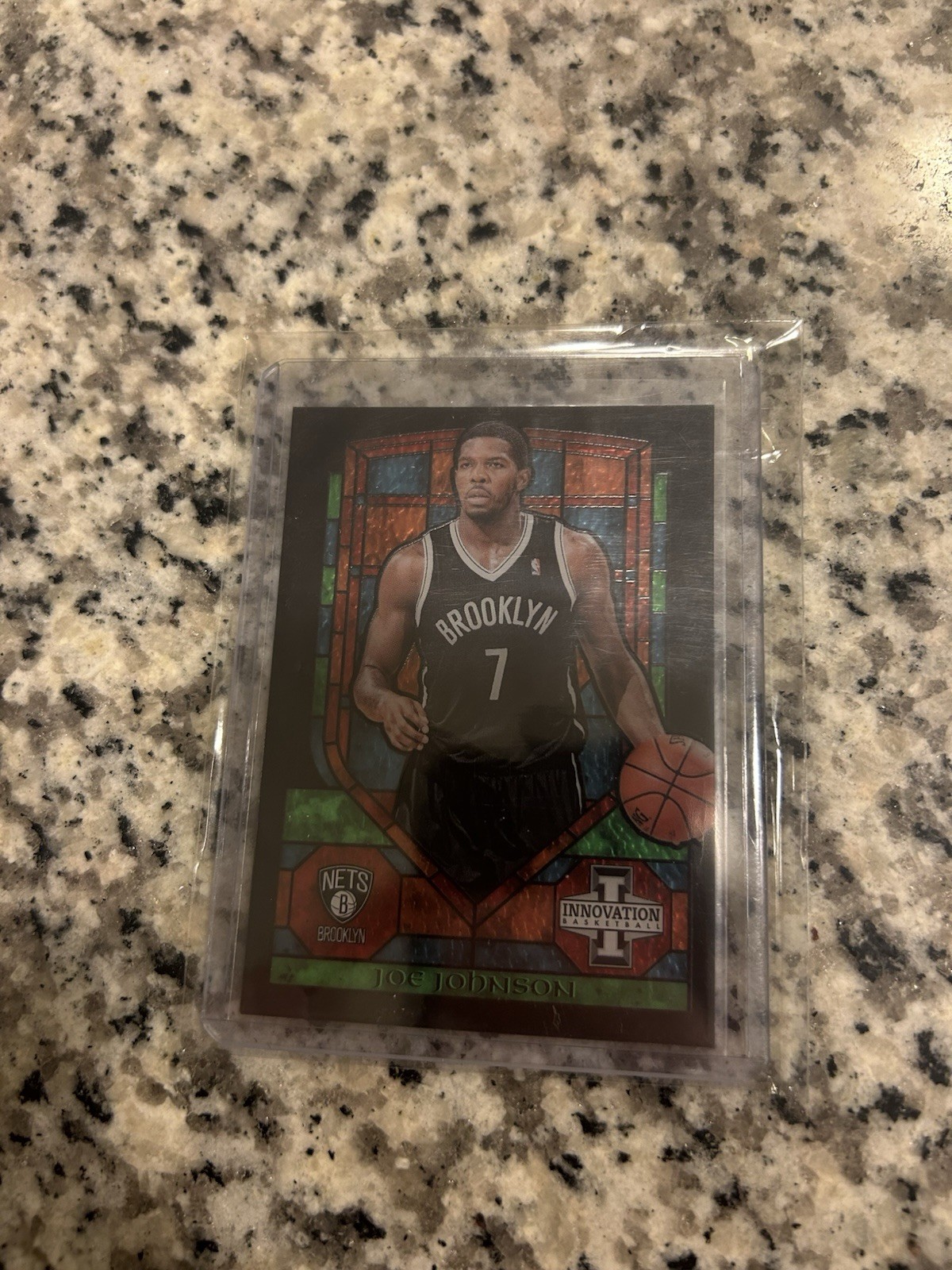 2013/14 Panini Innovation Stained Glass Nets Joe Johnson