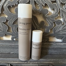 Living Proof No Frizz Humidity Shield 5.5oz Travel Size Bundle Hairspray NEW