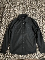 Aeropostale Men's Casual Black Button-Up Shirt Long Sleeve XL ALS02171