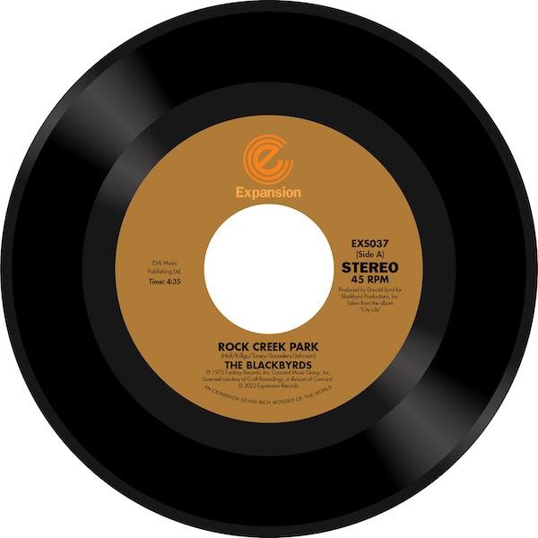 THE BLACKBYRDS Rock Creek Park -  Jazz Funk 45 (Expansion) 7"" Vinyl *Listen