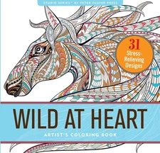 Wild Kingdom (Artist's Coloring Books) - paperback Peter Pauper Press