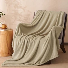 Ultra Soft Fleece Throw Blanket, No Shed No Pilling Luxury Plush Cozy 300GSM Lig