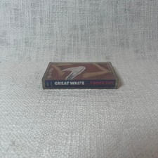 Vtg 1989 Great White Twice Shy Cassette Tape Grunge Rock Vintage Rare