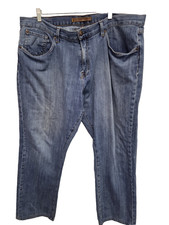 Agave Denim Jeans Mens 42x32 Relaxed Straight Leg Waterman USA Made