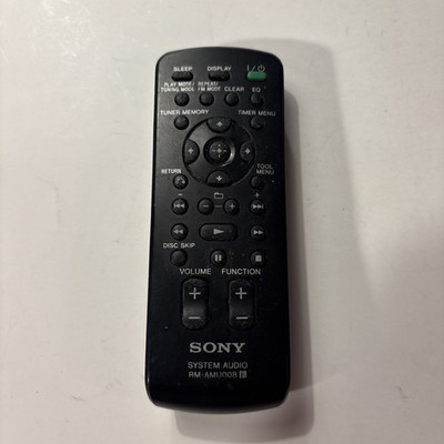 Genuine Sony Remote Control For Sony System Audio LBT-ZX66I LBT-ZX99I RM-AMU008