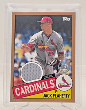 2020 Topps Series 2 1985 Relics Gold Jack Flaherty Cardinals #85TR-JF 34/50