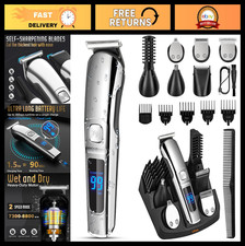 Waterproof Beard Trimmer for Men, Cordless El...