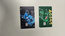 Pokemon Credit Card Skins-Pack of 8, Removable Chip Section