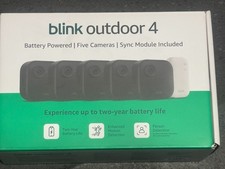 BRAND NEW BLINK Outdoor 4 4th Gen 5-Camera Security System w/ Sync Module Core