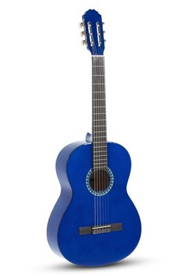GEWA PURE Klassikgitarre Basic 4/4 transparent blau