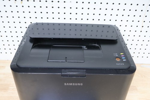 Schöner gebrauchter funktionierender Samsung CLP-315 Farblaserdrucker mit Kabeln * Benötigt Toner USA - Bild 5 von 13