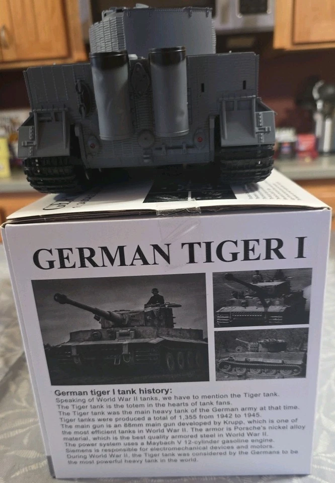 Радиоуправляемый боевой танк Tiger I 1:24 Taigen с пультом дистанционного управления инфракрасные боевые военные танки - Изображение 3 из 4