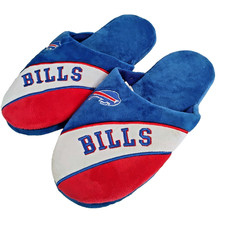 FOCO Buffalo Bills NFL Slippers Rubber Sole Mens Large 11-12 NEW