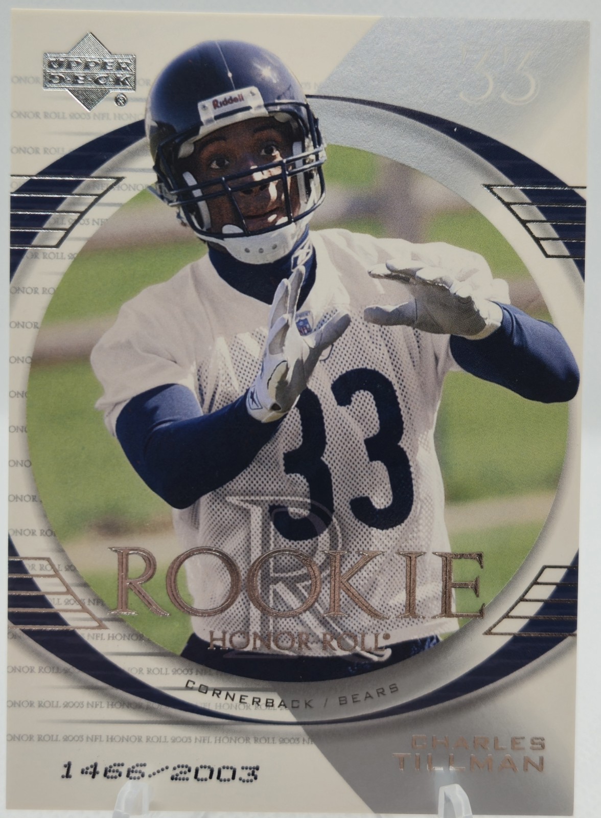 Charles Tillman Upper Deck Honor Roll #165 Base