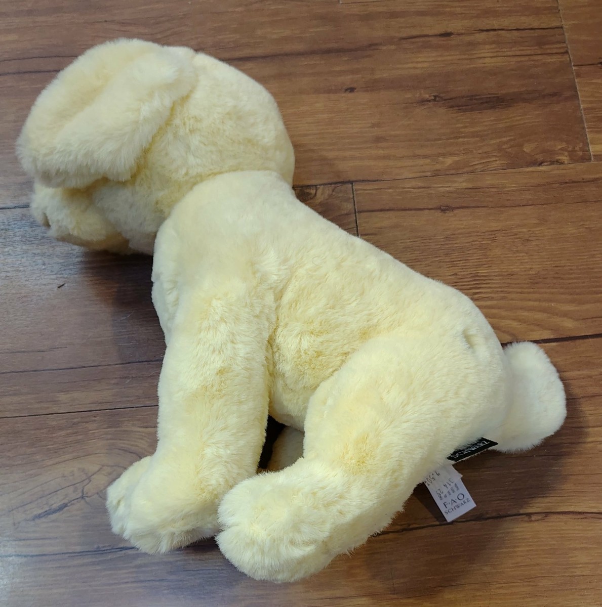 FAO Schwarz Golden Retriever Yellow Lab Puppy Dog Soft Plush Toy