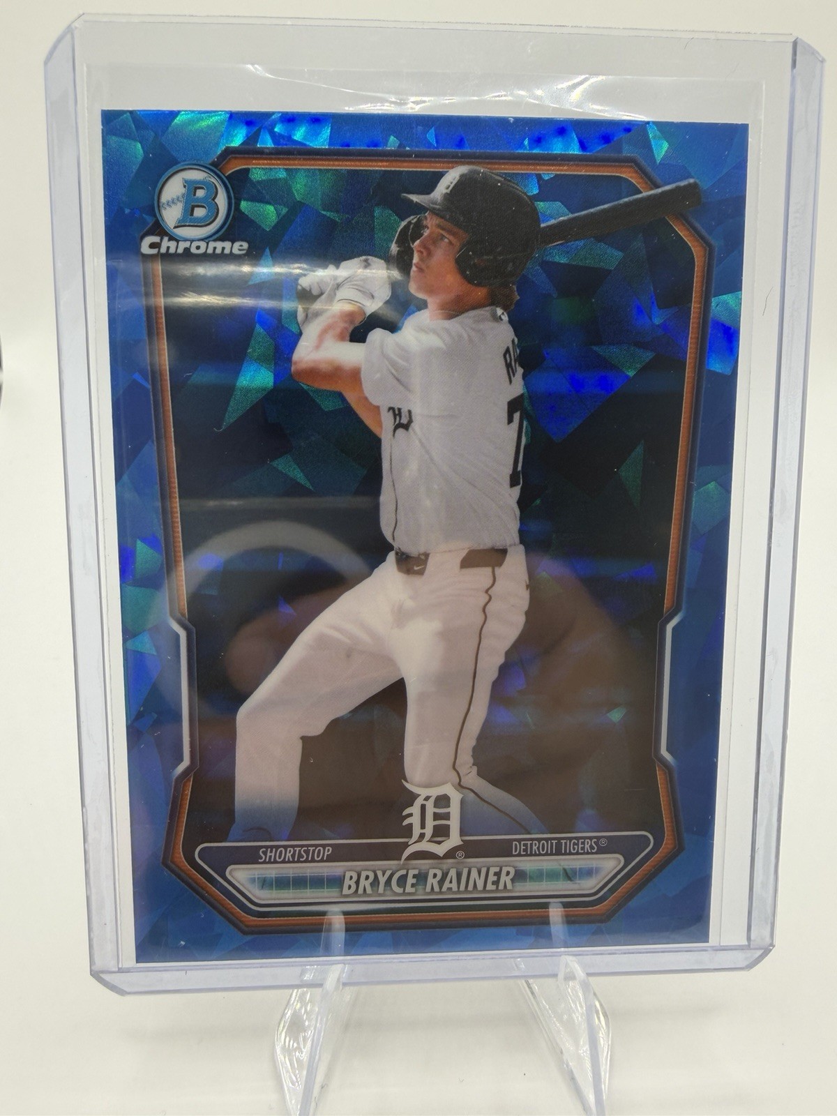 2025 Bowman Sapphire Edition  Chrome Prospects Bryce Rainer #BCP-49 TIGERS 