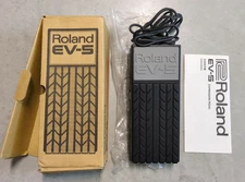 Vintage Roland EV-5 Instrument Expression Pedal - Keyboard/Guitar/Bass Pedal NOS