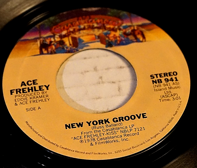 Ace Frehley Of Kiss New York Groove Snow Blind 1978 7