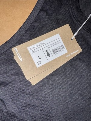 Kith for On Core Tank Women's Black— Size L NWT | eBay