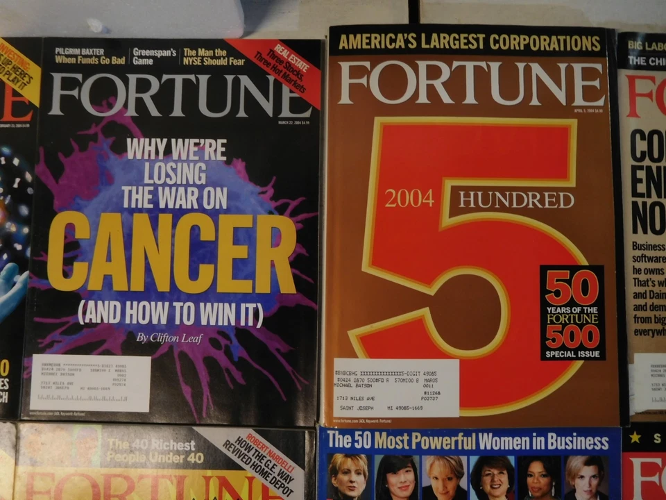 20 Vintage 2004 Fortune Magazine Lot with the Fortune 500 & Google Issues - Image 4 of 4