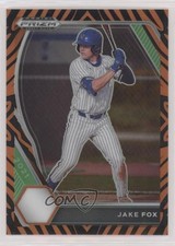 2021 Panini Prizm Draft Picks Tiger Stripes Prizm 62/99 Jake Fox #PDP95 tj1