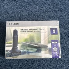 Belkin N Wireless USB Network Adapter UNOPENED